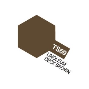TS-69 Linoleum Deck Brown, spray 100 ml - Tamiya